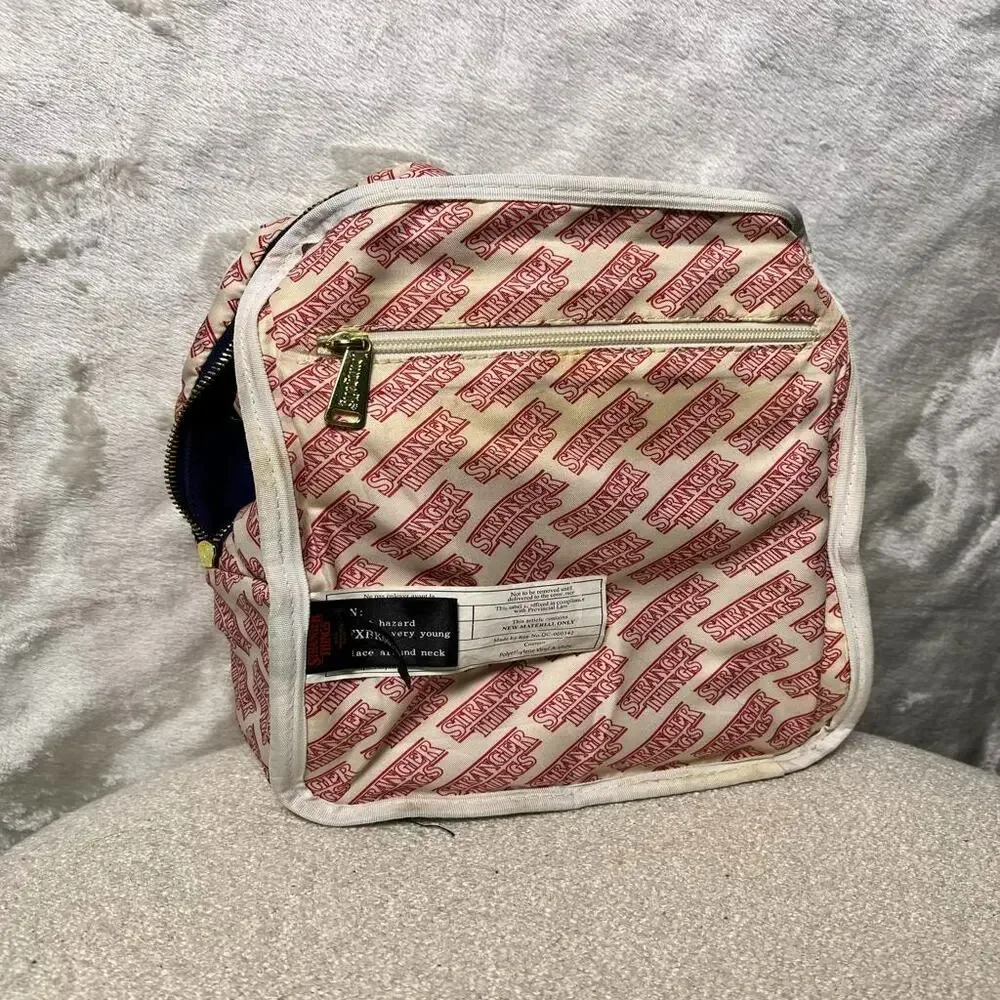 Loungefly Stranger Things Mini Backpack Scoops Ahoy Sailor Bag Red White Blue